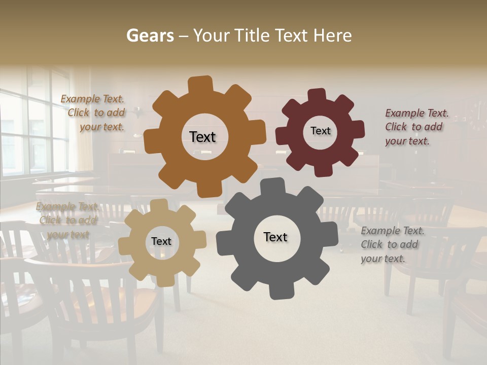 Young Caregiver White Background PowerPoint Template