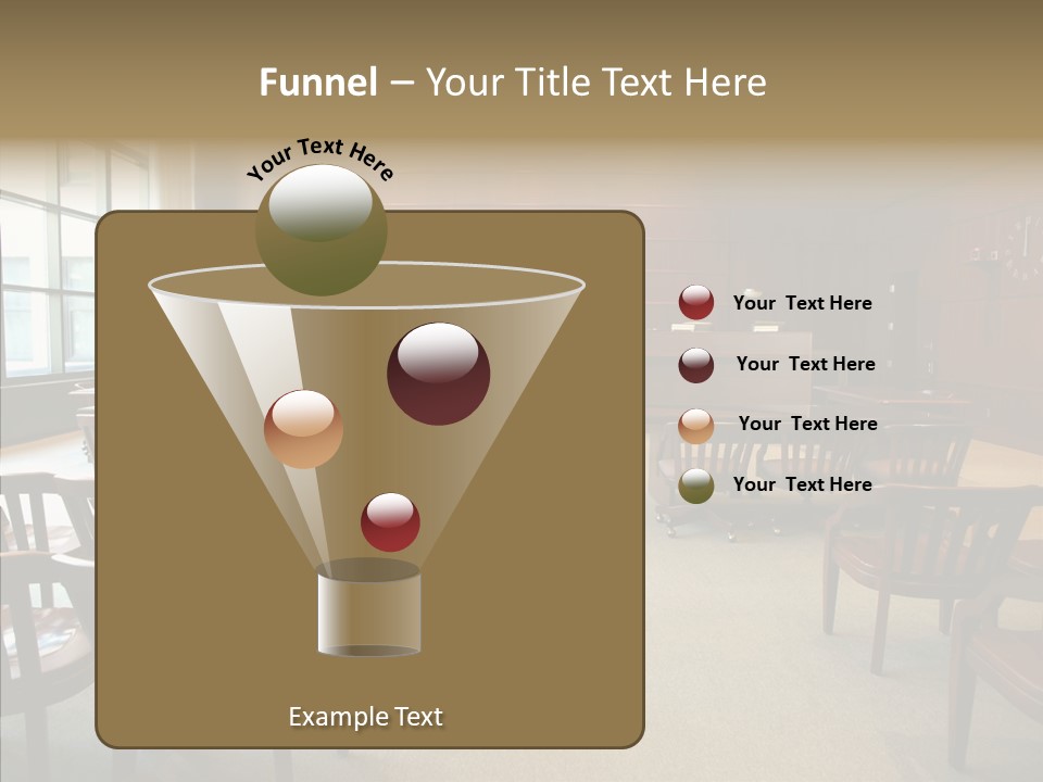 Young Caregiver White Background PowerPoint Template