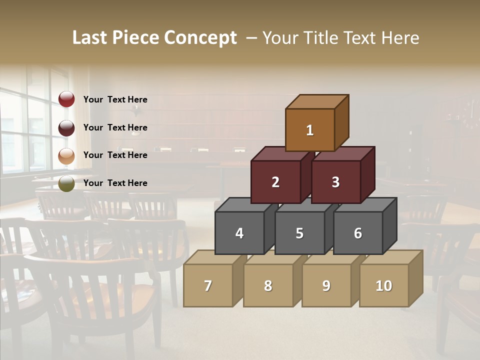 Young Caregiver White Background PowerPoint Template