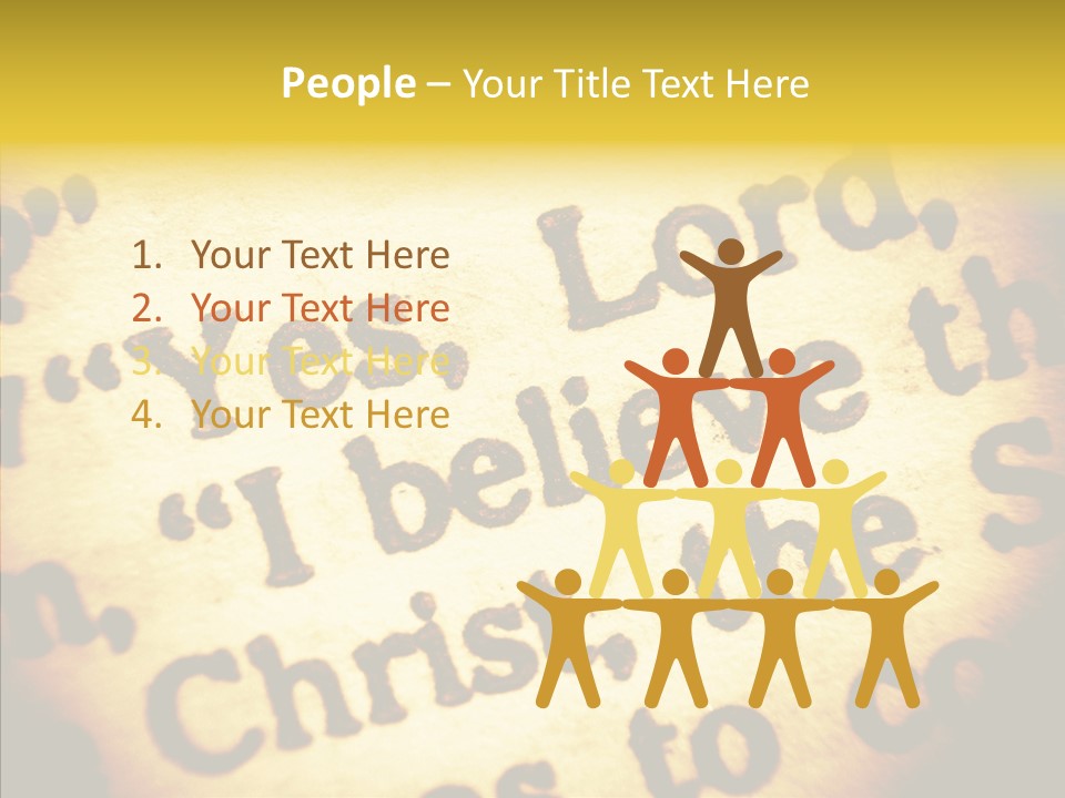 Helping Hand Background Two PowerPoint Template