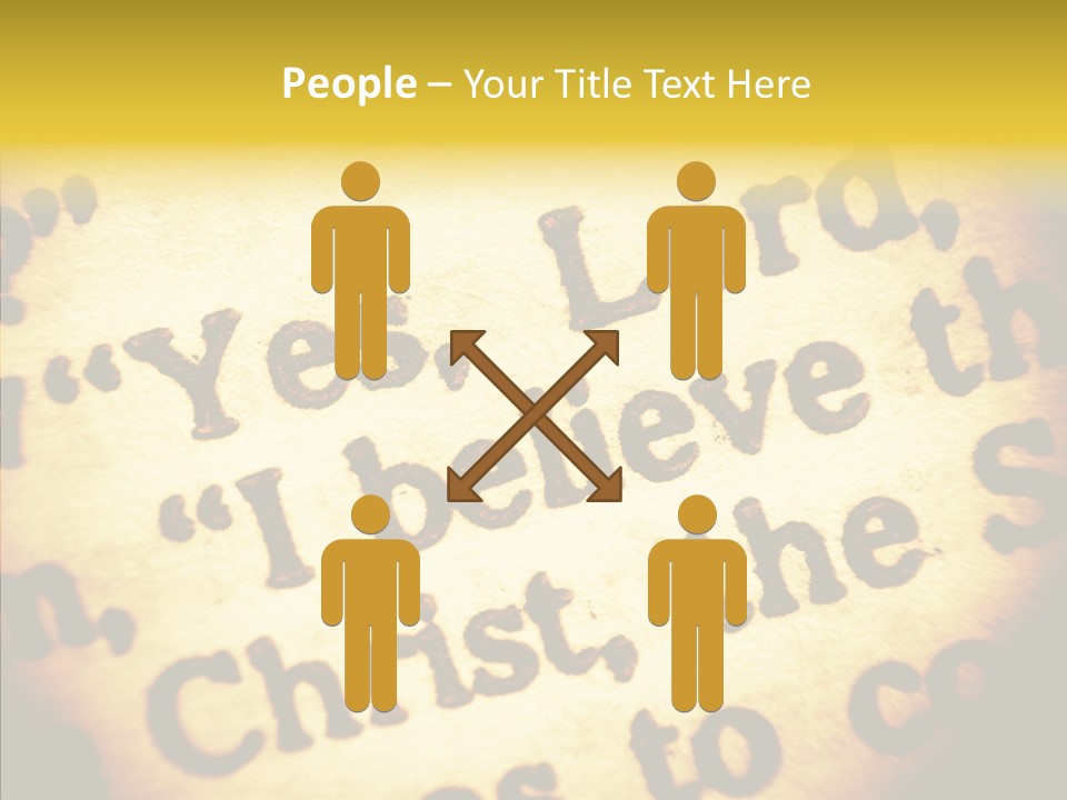 Helping Hand Background Two PowerPoint Template