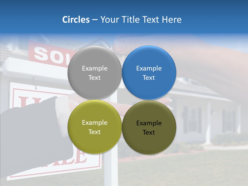 Adult Finger Senior PowerPoint Template