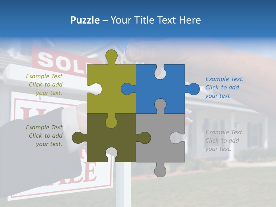 Adult Finger Senior PowerPoint Template