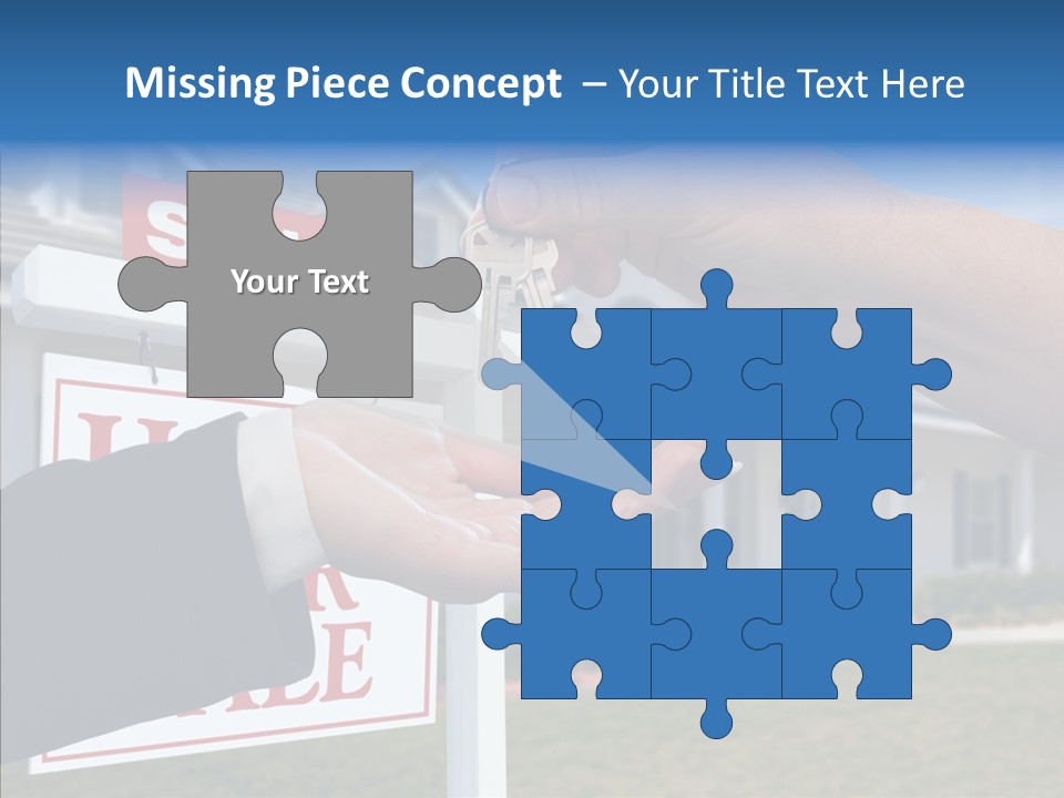 Adult Finger Senior PowerPoint Template