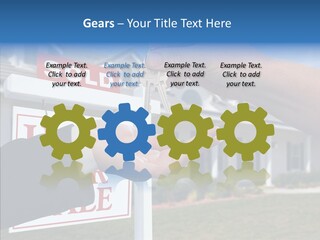 Adult Finger Senior PowerPoint Template