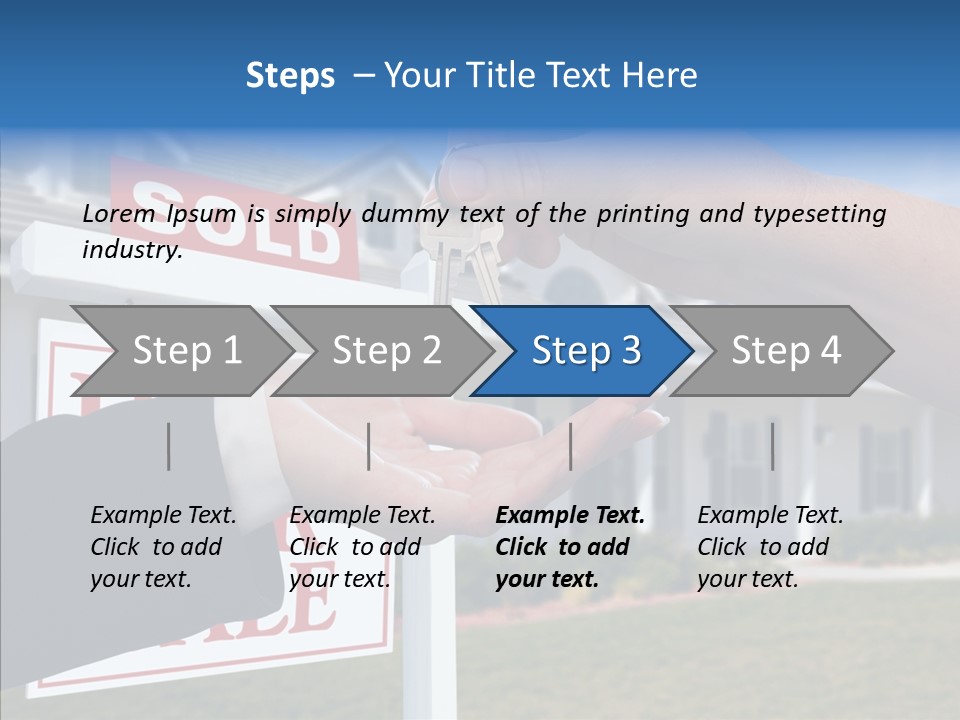 Adult Finger Senior PowerPoint Template