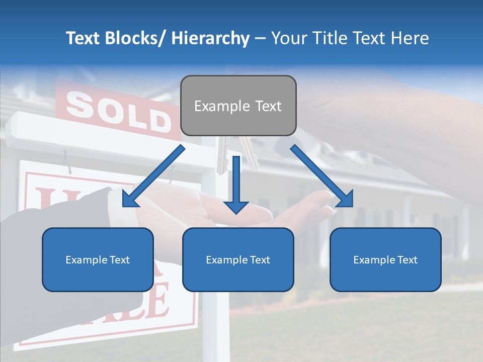 Adult Finger Senior PowerPoint Template