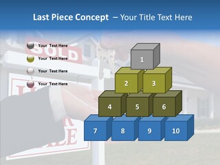 Adult Finger Senior PowerPoint Template