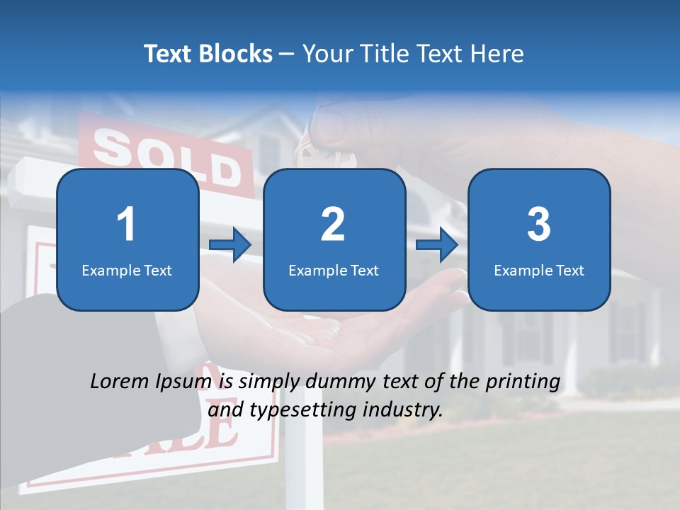 Adult Finger Senior PowerPoint Template