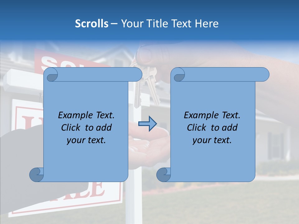 Adult Finger Senior PowerPoint Template