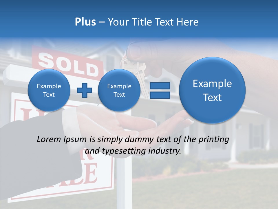 Adult Finger Senior PowerPoint Template