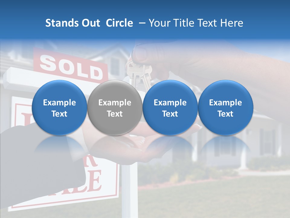 Adult Finger Senior PowerPoint Template