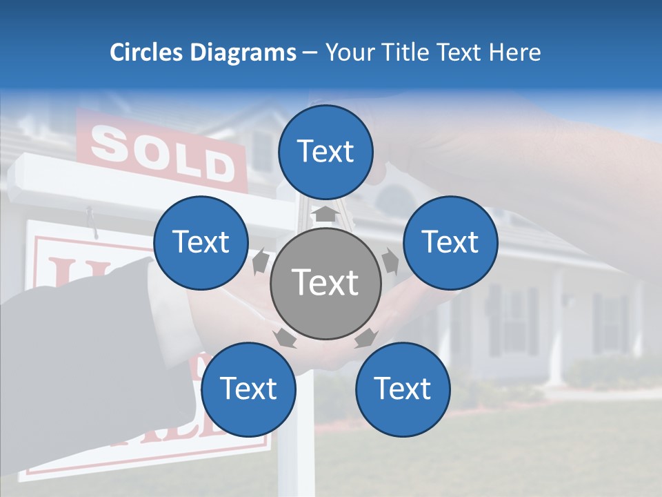 Adult Finger Senior PowerPoint Template