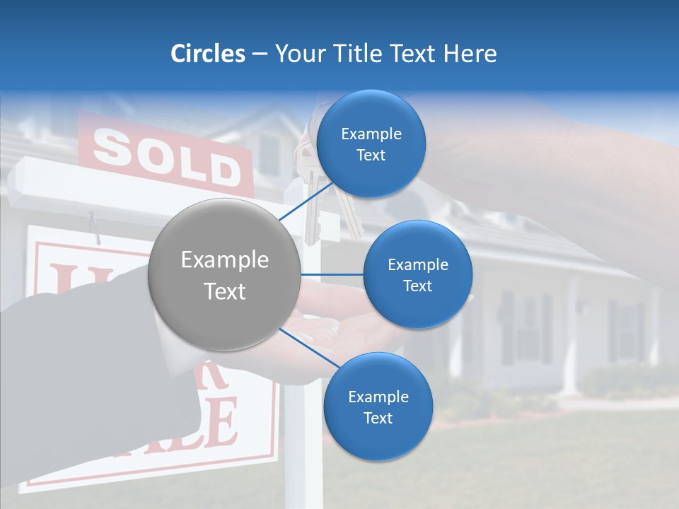 Adult Finger Senior PowerPoint Template