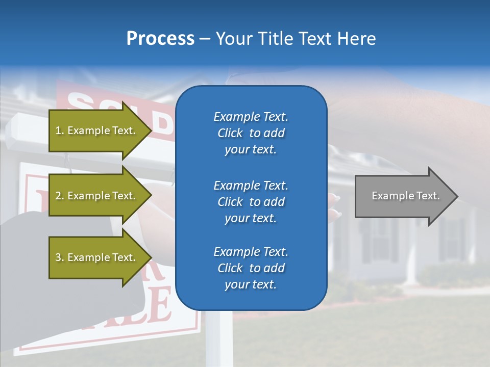 Adult Finger Senior PowerPoint Template