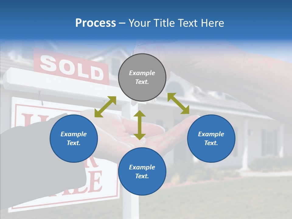 Adult Finger Senior PowerPoint Template