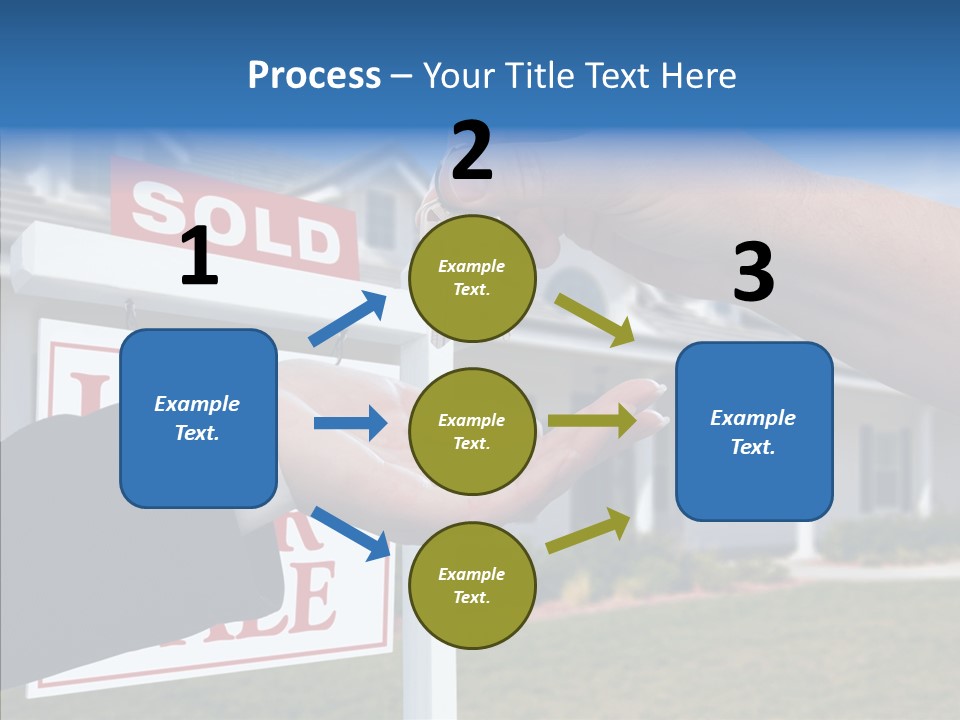 Adult Finger Senior PowerPoint Template