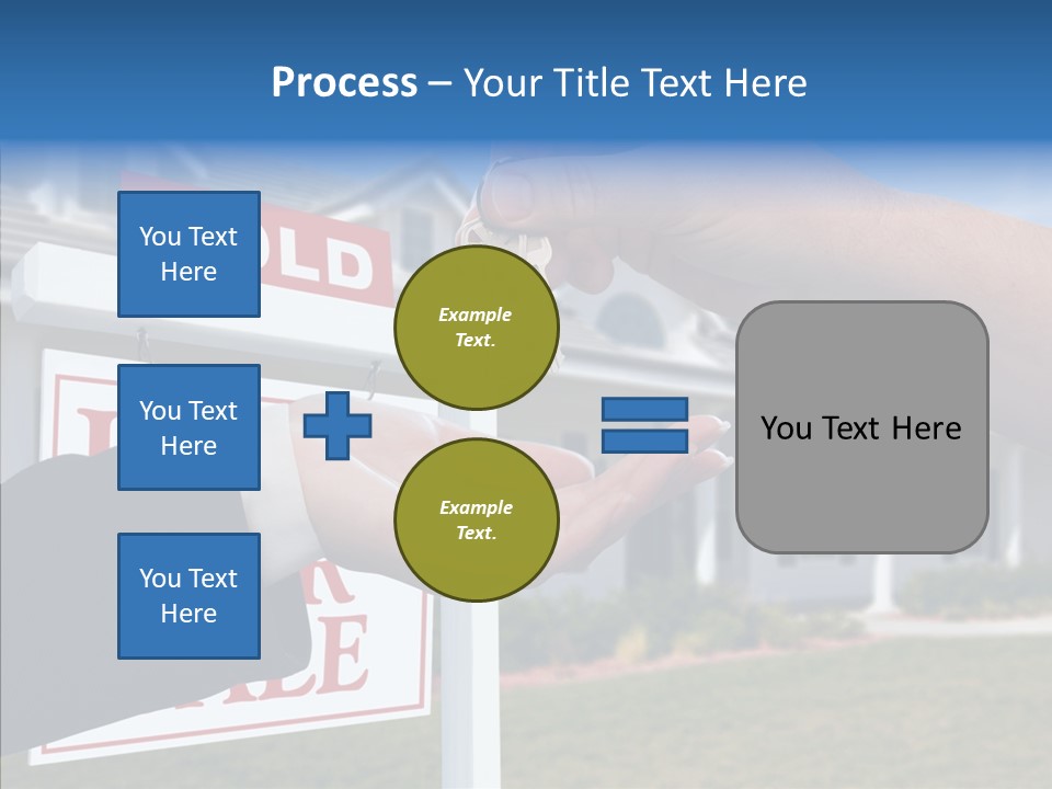 Adult Finger Senior PowerPoint Template