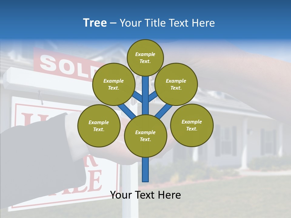 Adult Finger Senior PowerPoint Template