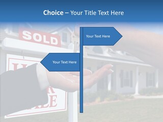 Adult Finger Senior PowerPoint Template