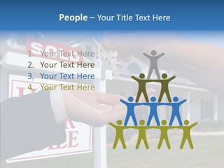Adult Finger Senior PowerPoint Template