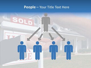 Adult Finger Senior PowerPoint Template