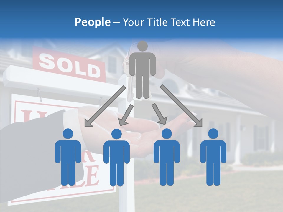 Adult Finger Senior PowerPoint Template