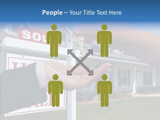 Adult Finger Senior PowerPoint Template
