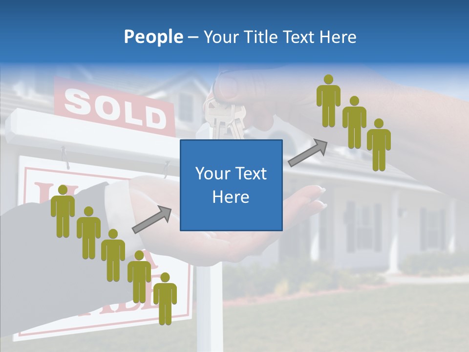 Adult Finger Senior PowerPoint Template