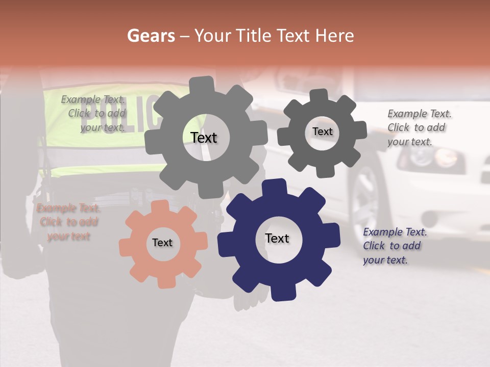 Young Caregiver Hold PowerPoint Template