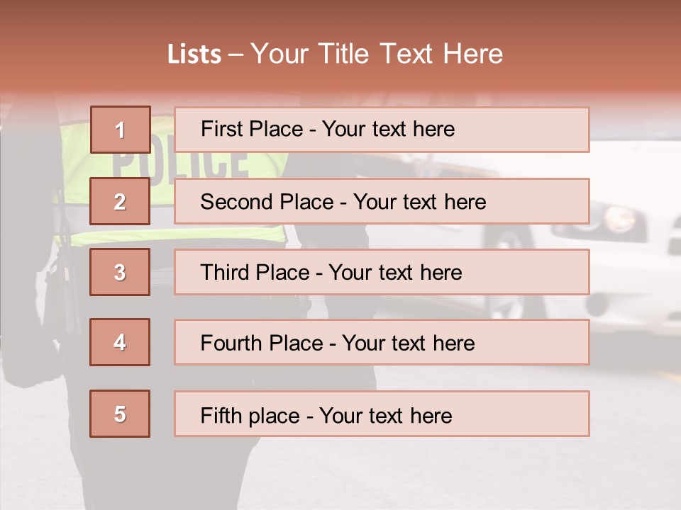 Young Caregiver Hold PowerPoint Template