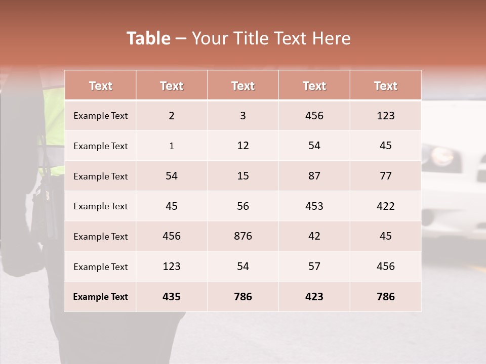 Young Caregiver Hold PowerPoint Template