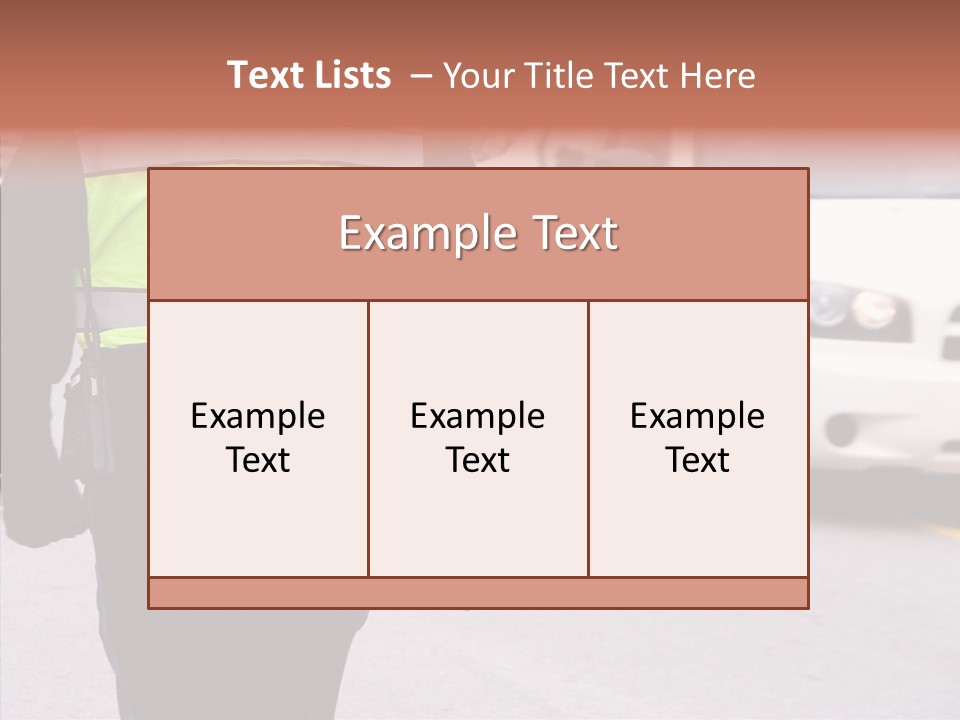 Young Caregiver Hold PowerPoint Template