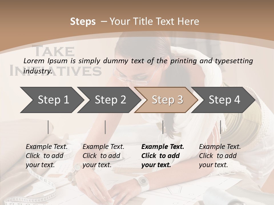 White Hand Grandmother PowerPoint Template