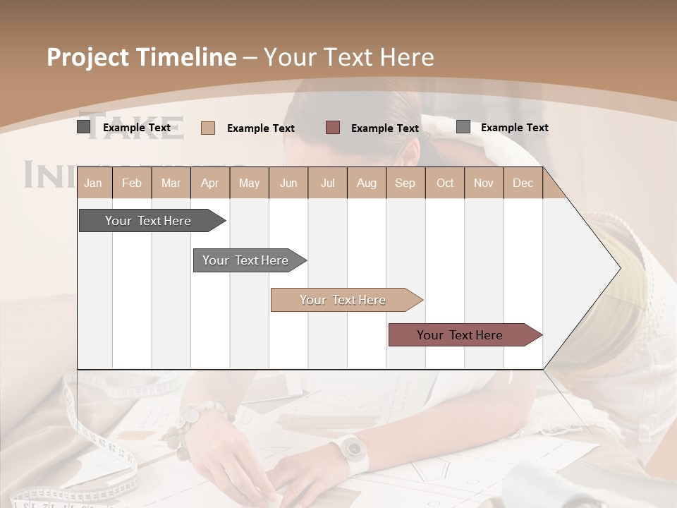 White Hand Grandmother PowerPoint Template