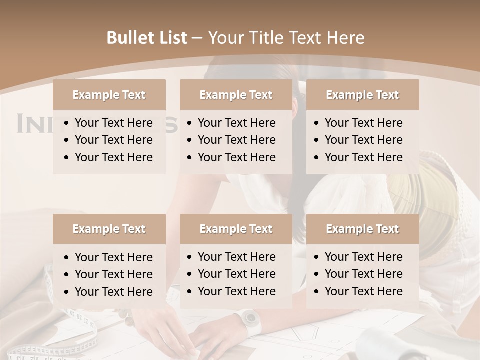 White Hand Grandmother PowerPoint Template