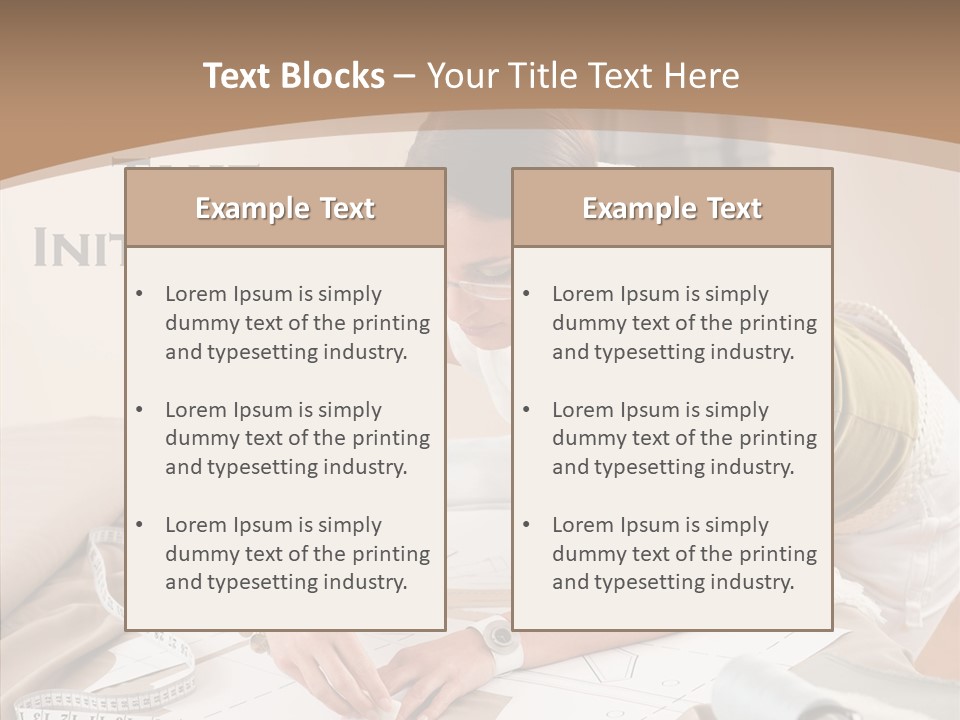 White Hand Grandmother PowerPoint Template