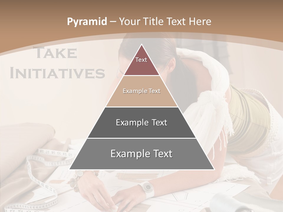 White Hand Grandmother PowerPoint Template