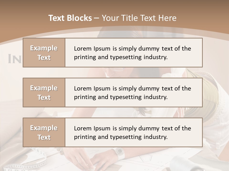 White Hand Grandmother PowerPoint Template
