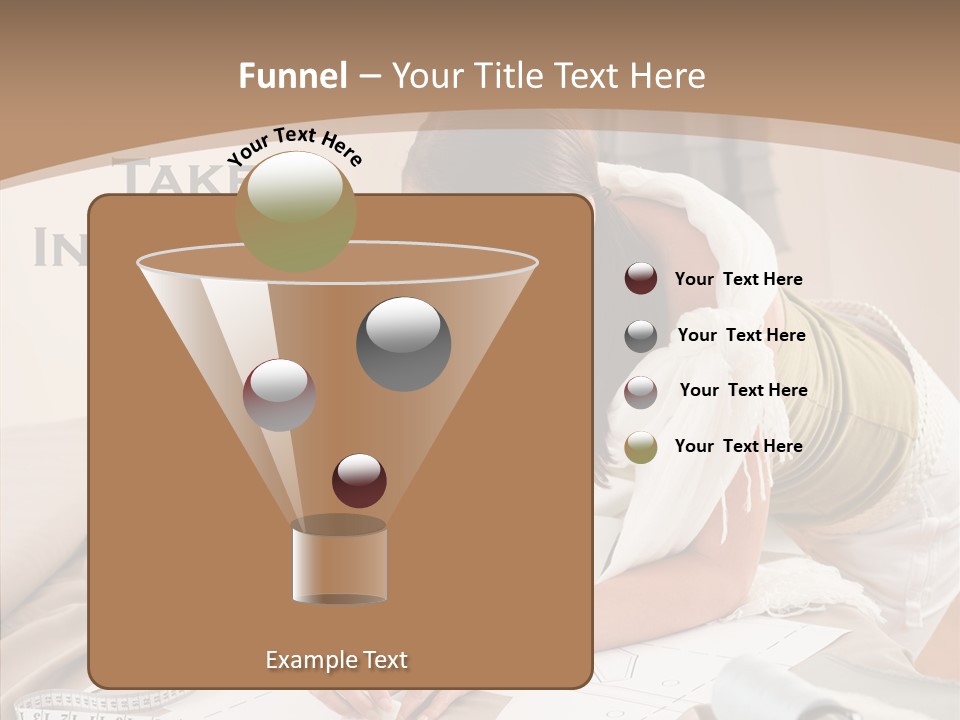 White Hand Grandmother PowerPoint Template