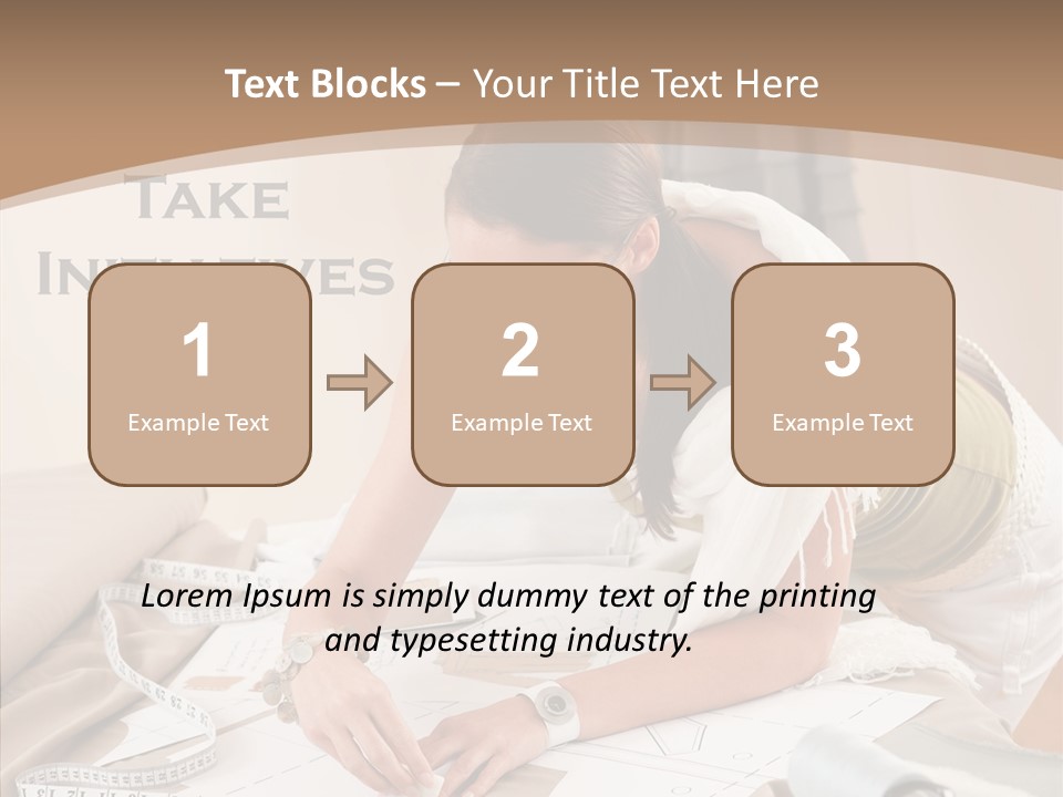 White Hand Grandmother PowerPoint Template