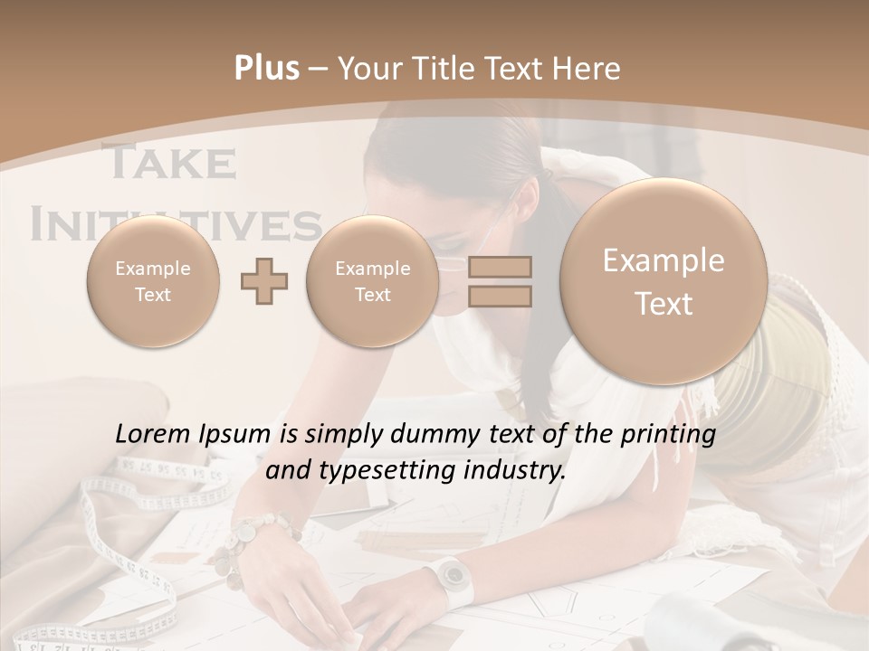 White Hand Grandmother PowerPoint Template