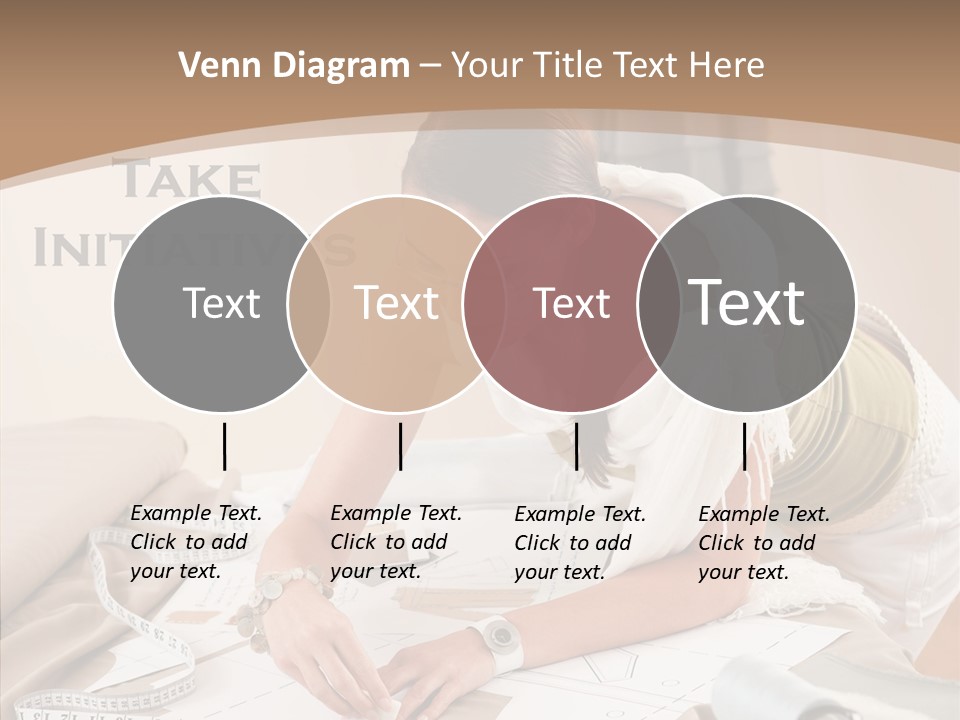 White Hand Grandmother PowerPoint Template