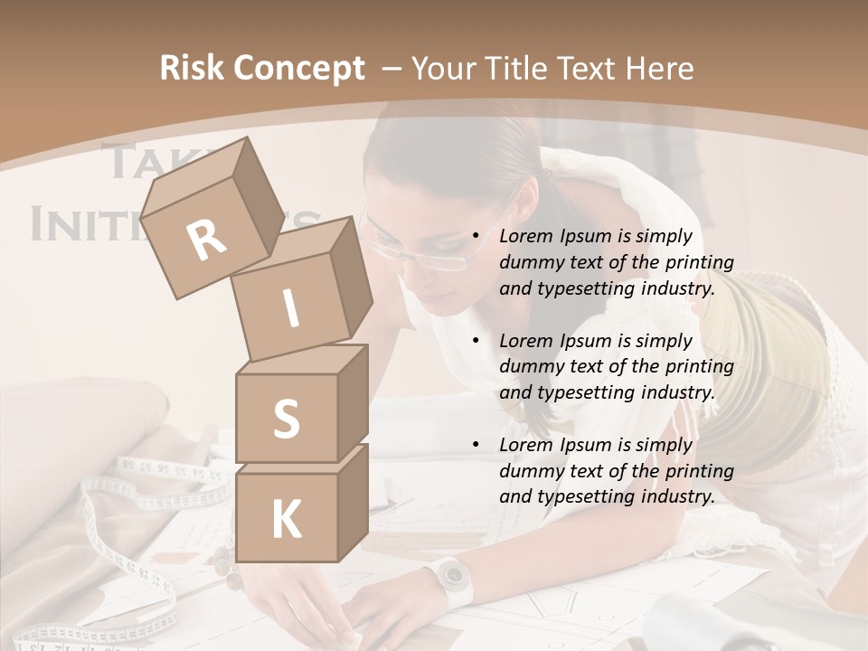 White Hand Grandmother PowerPoint Template