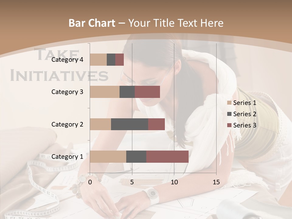 White Hand Grandmother PowerPoint Template