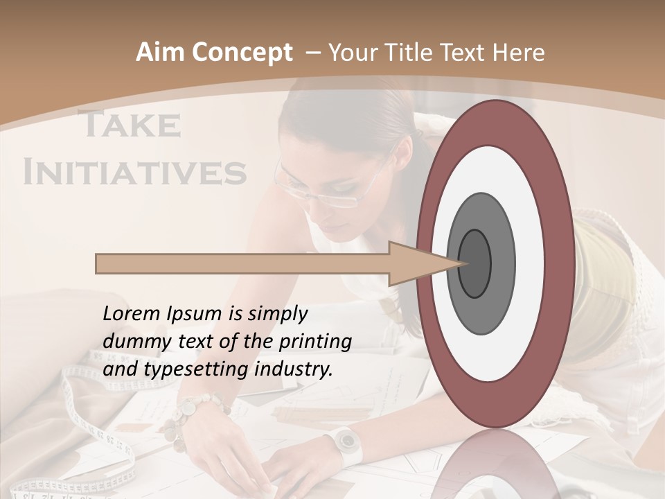 White Hand Grandmother PowerPoint Template