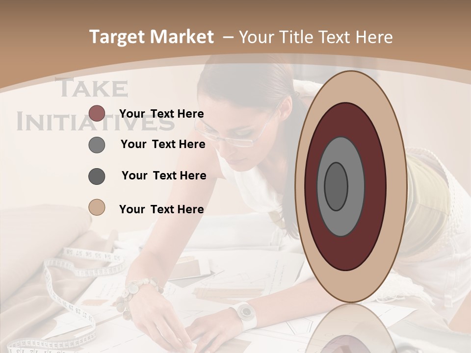 White Hand Grandmother PowerPoint Template