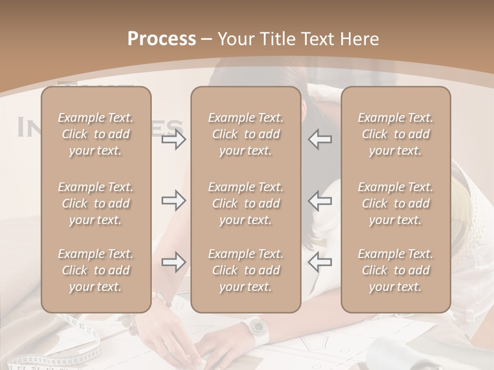 White Hand Grandmother PowerPoint Template