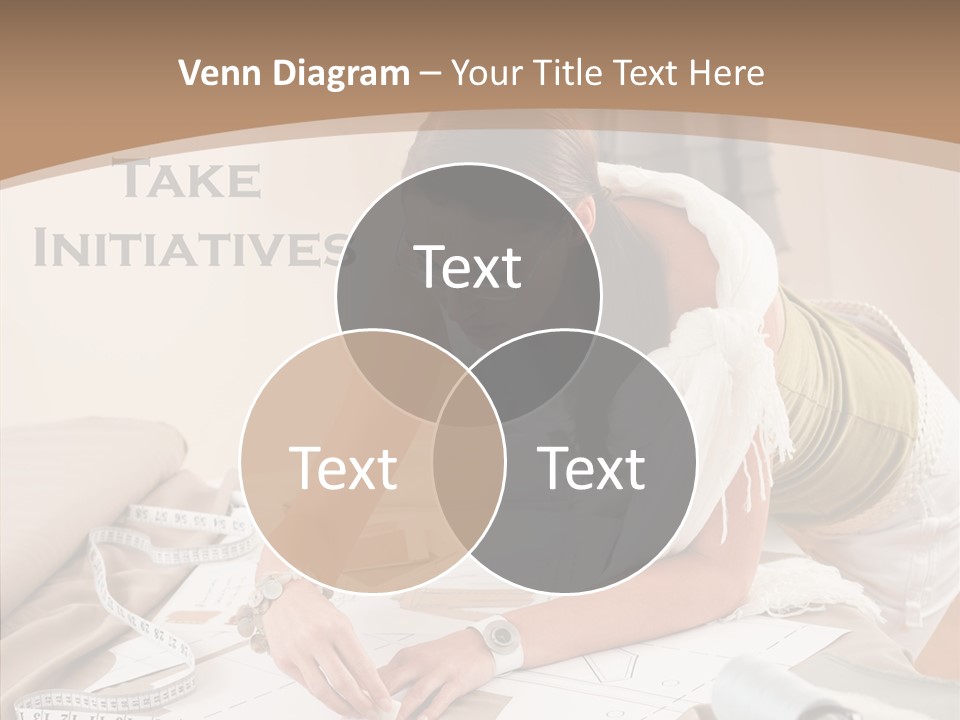 White Hand Grandmother PowerPoint Template