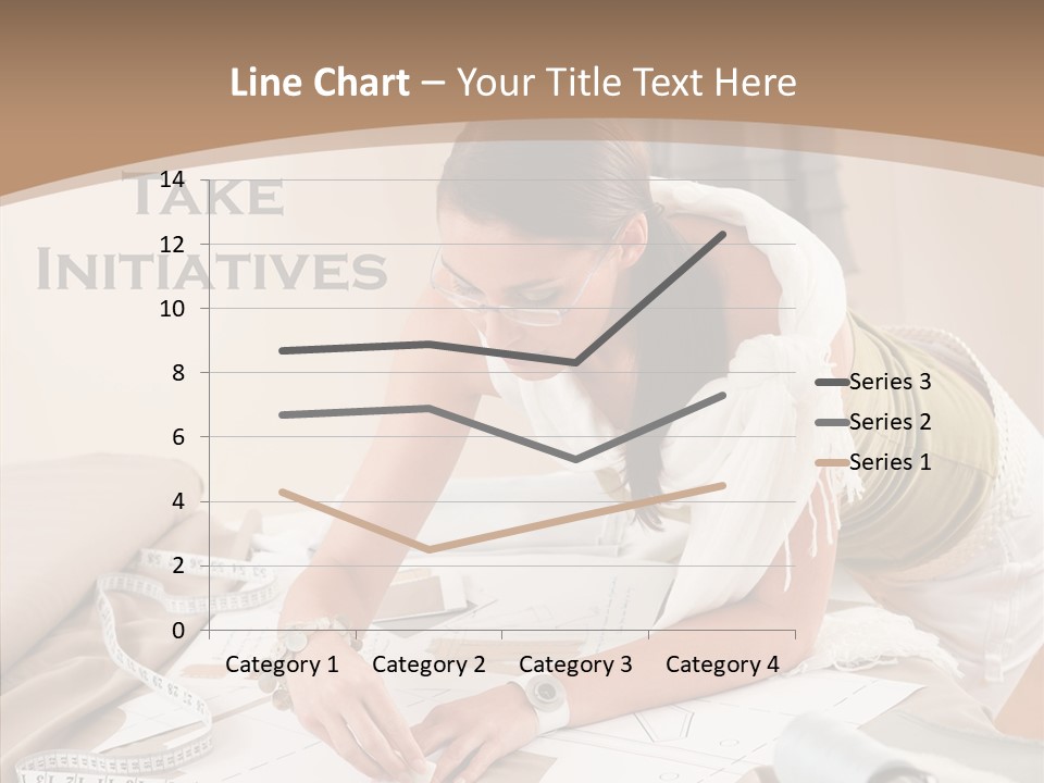 White Hand Grandmother PowerPoint Template
